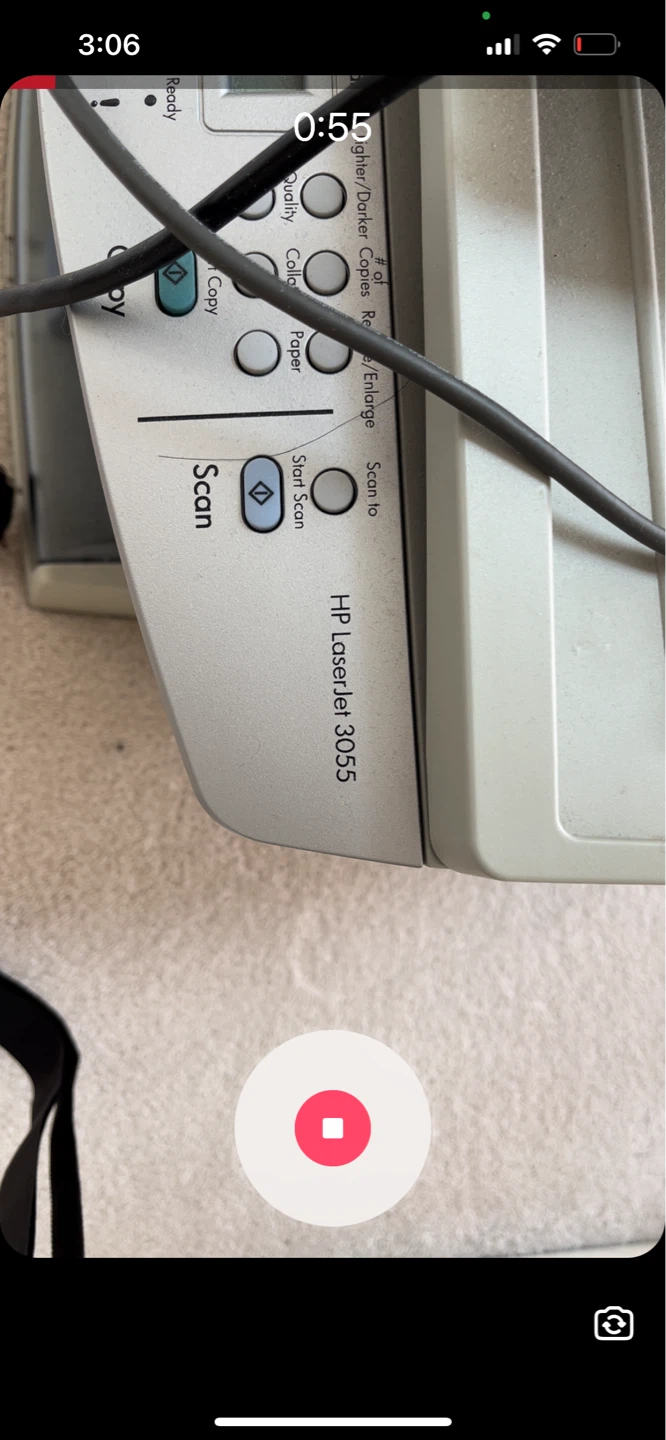 HP LaserJet 3055 All-in-One Printer Scanner Copier Fax - photo 2