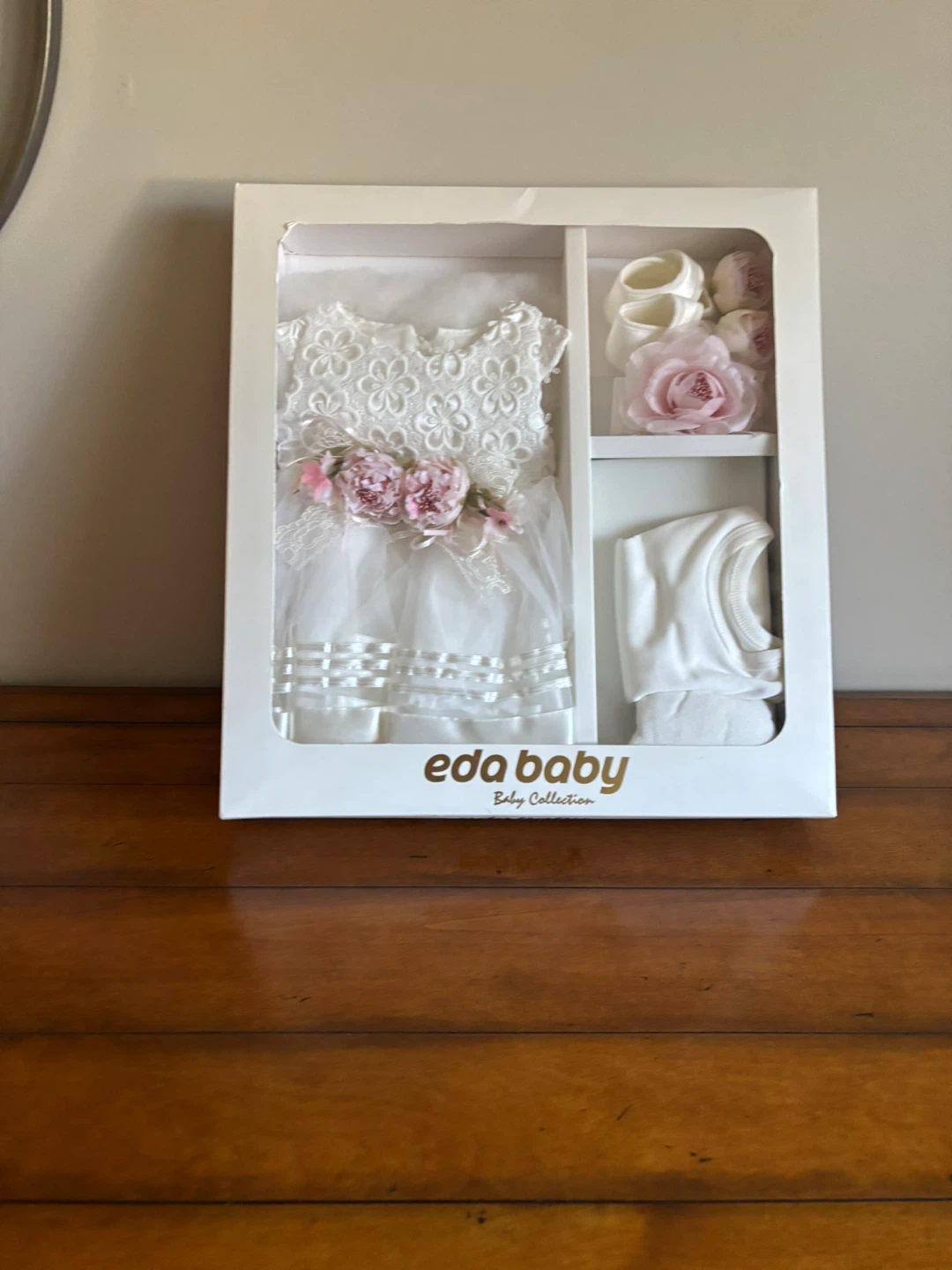 Eda Baby Girls' Christening Gown Set