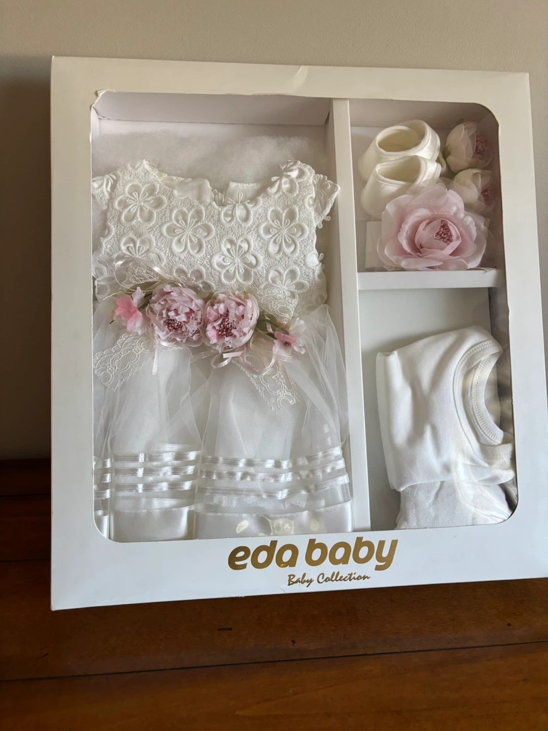 Eda Baby Girls' Christening Gown Set - photo 2