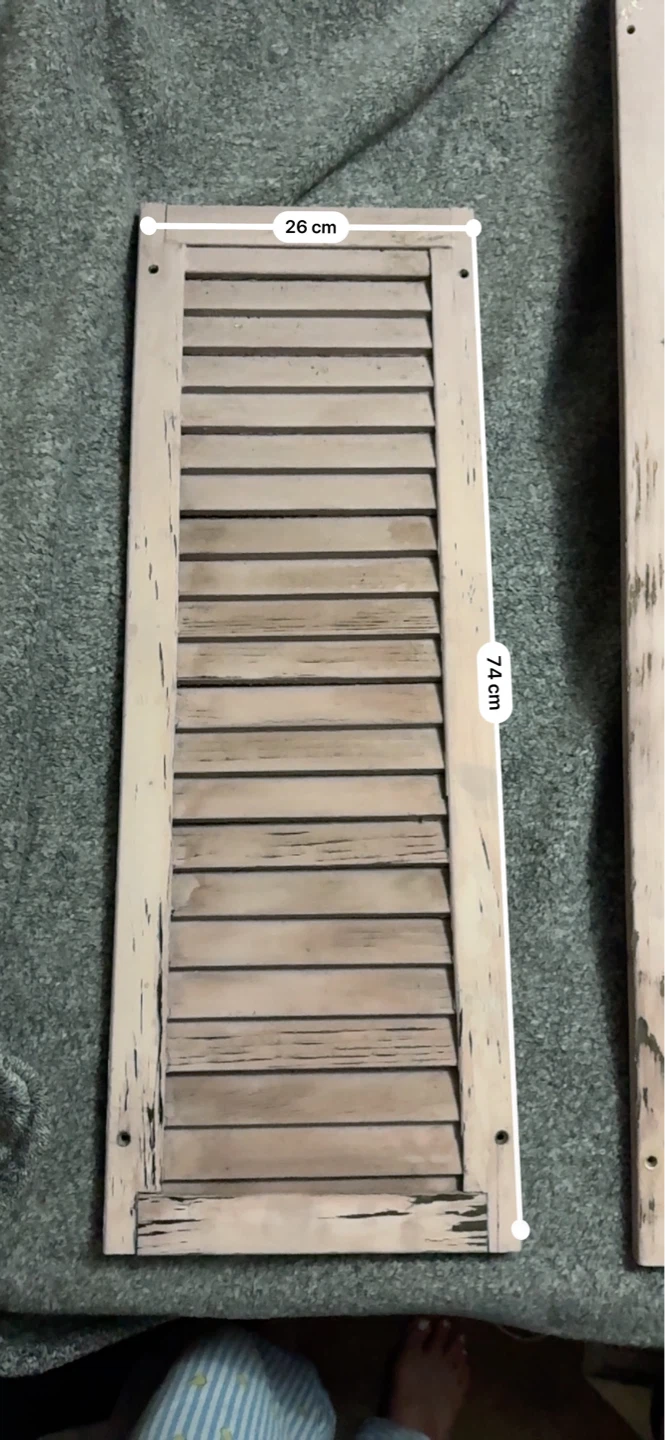 🌸 Farmhouse Weathered Shutters 🌸 - photo 3