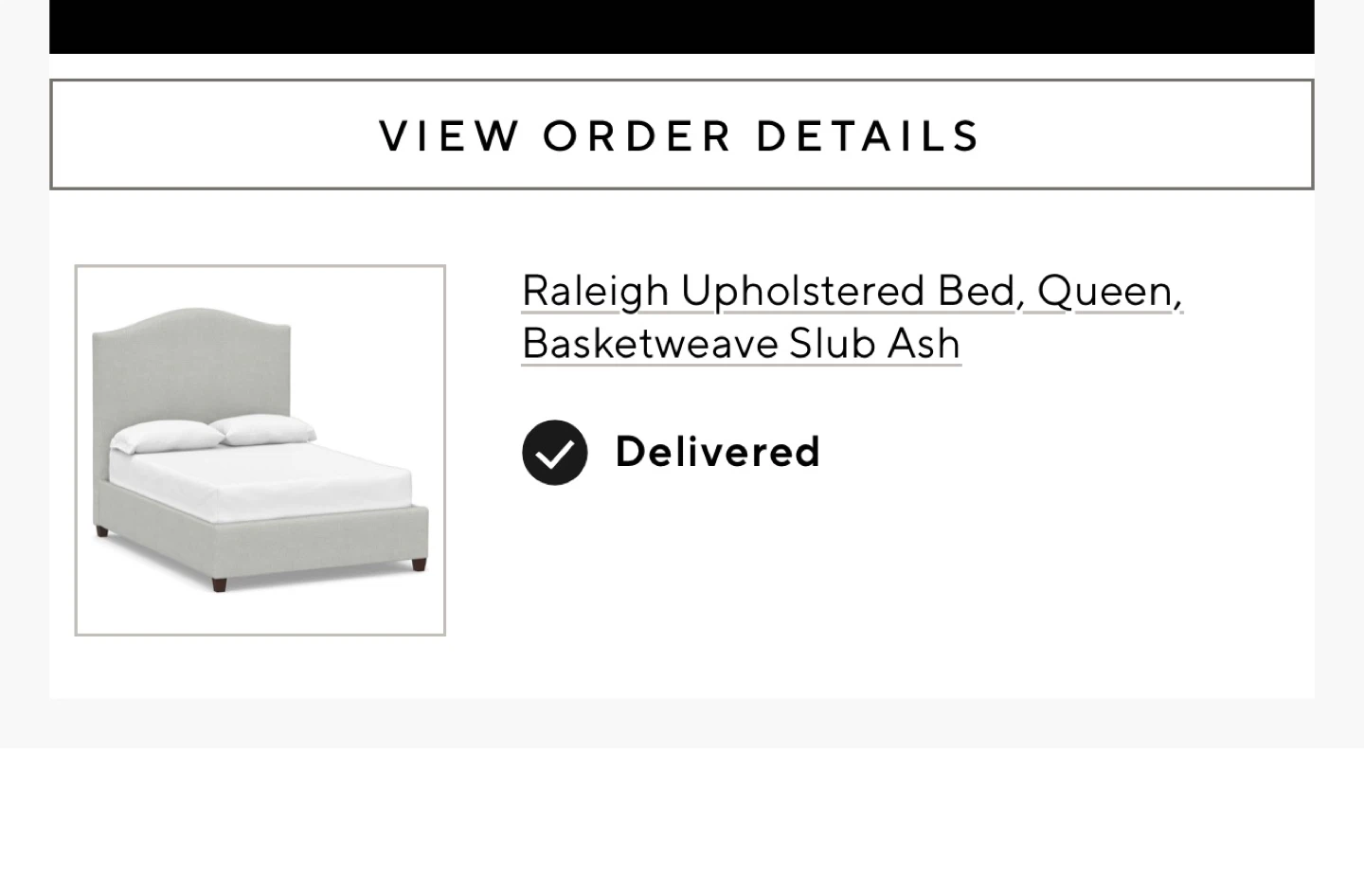 Pottery Barn Raleigh Upholstered Bed Q h - photo 3