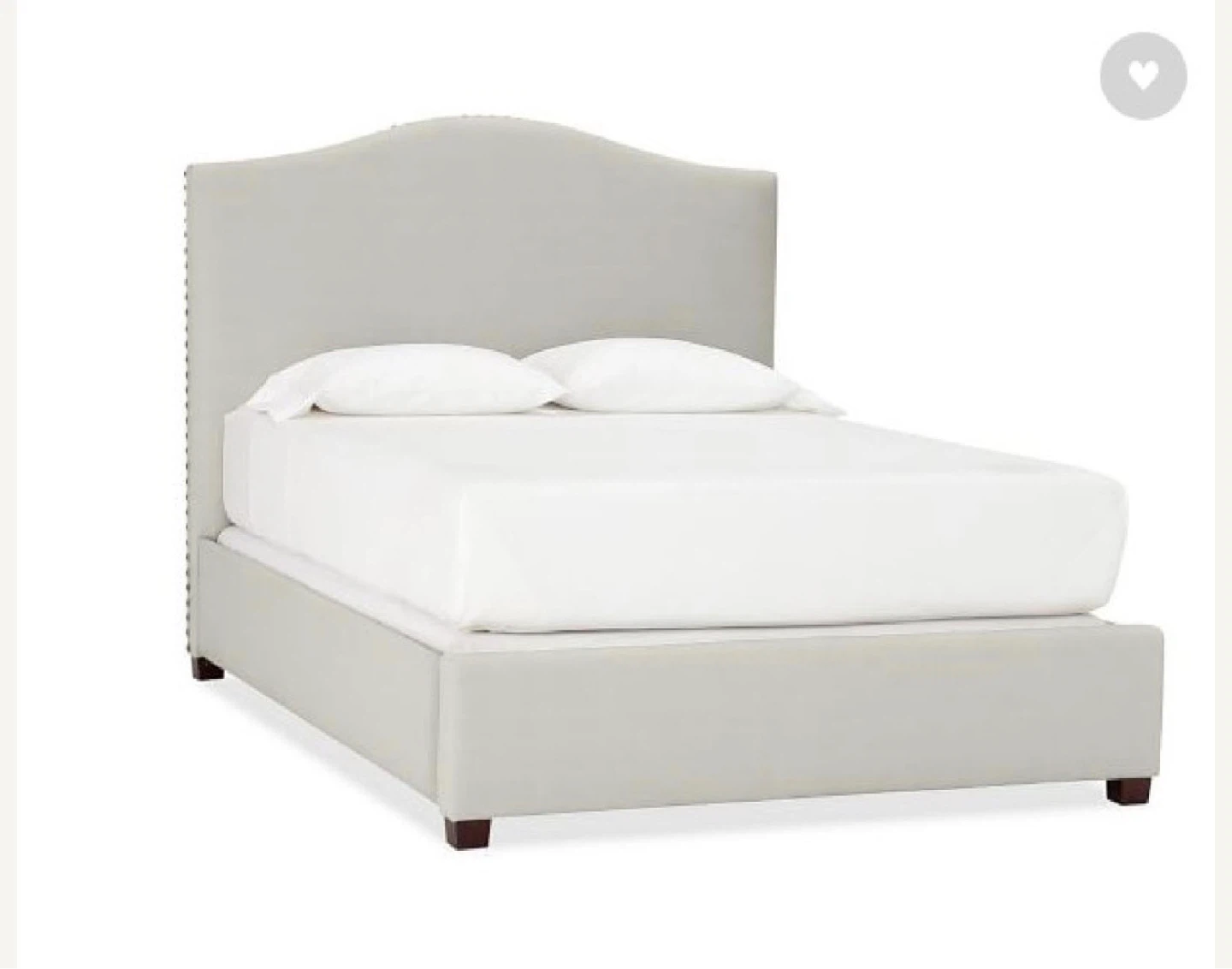 Pottery Barn Raleigh Upholstered Bed Q h