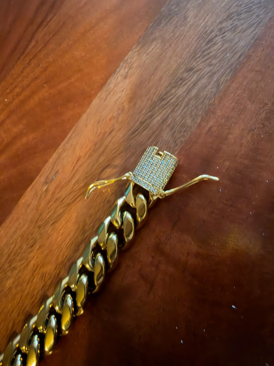 18k Plated Gold Miami Cuban Link CZ Bracelet - Harlem Bling - photo 2