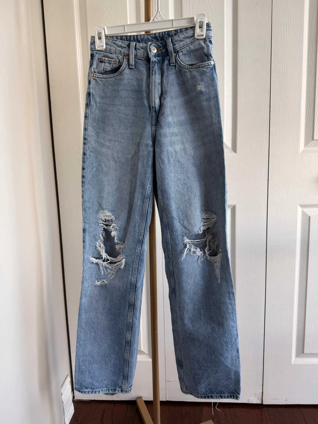 H&M Loose Straight High Waist Jeans