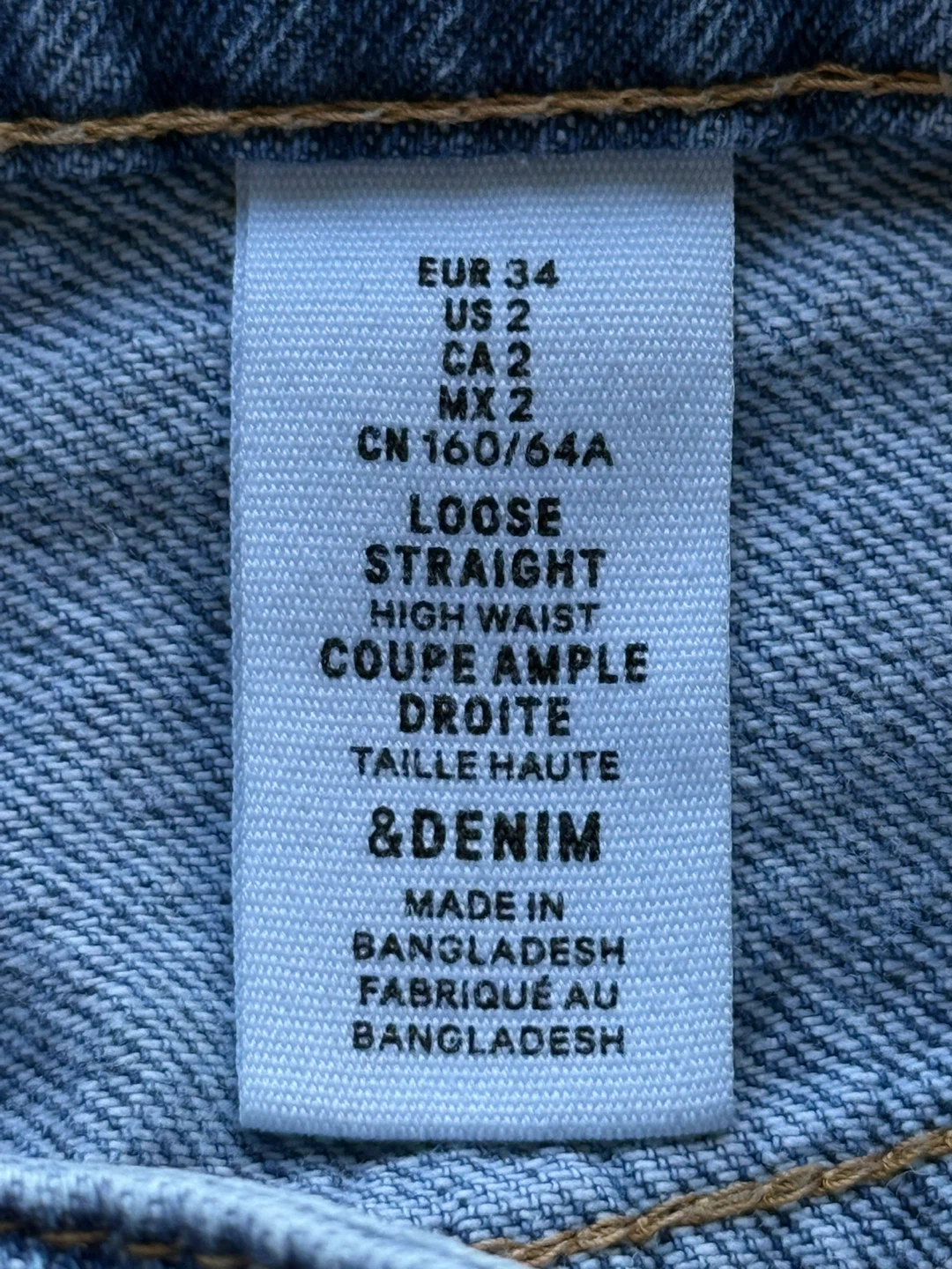 H&M Loose Straight High Waist Jeans - photo 3