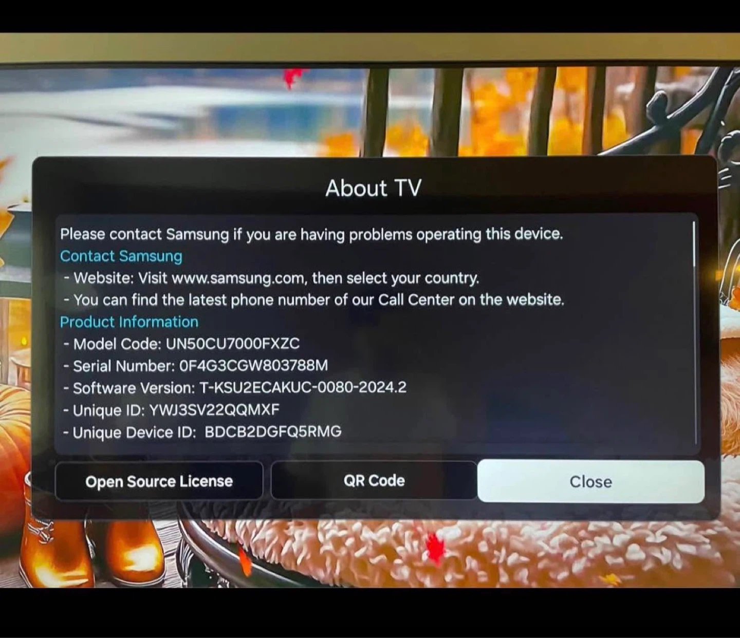 Samsung 50inch smart TV with box - photo 3