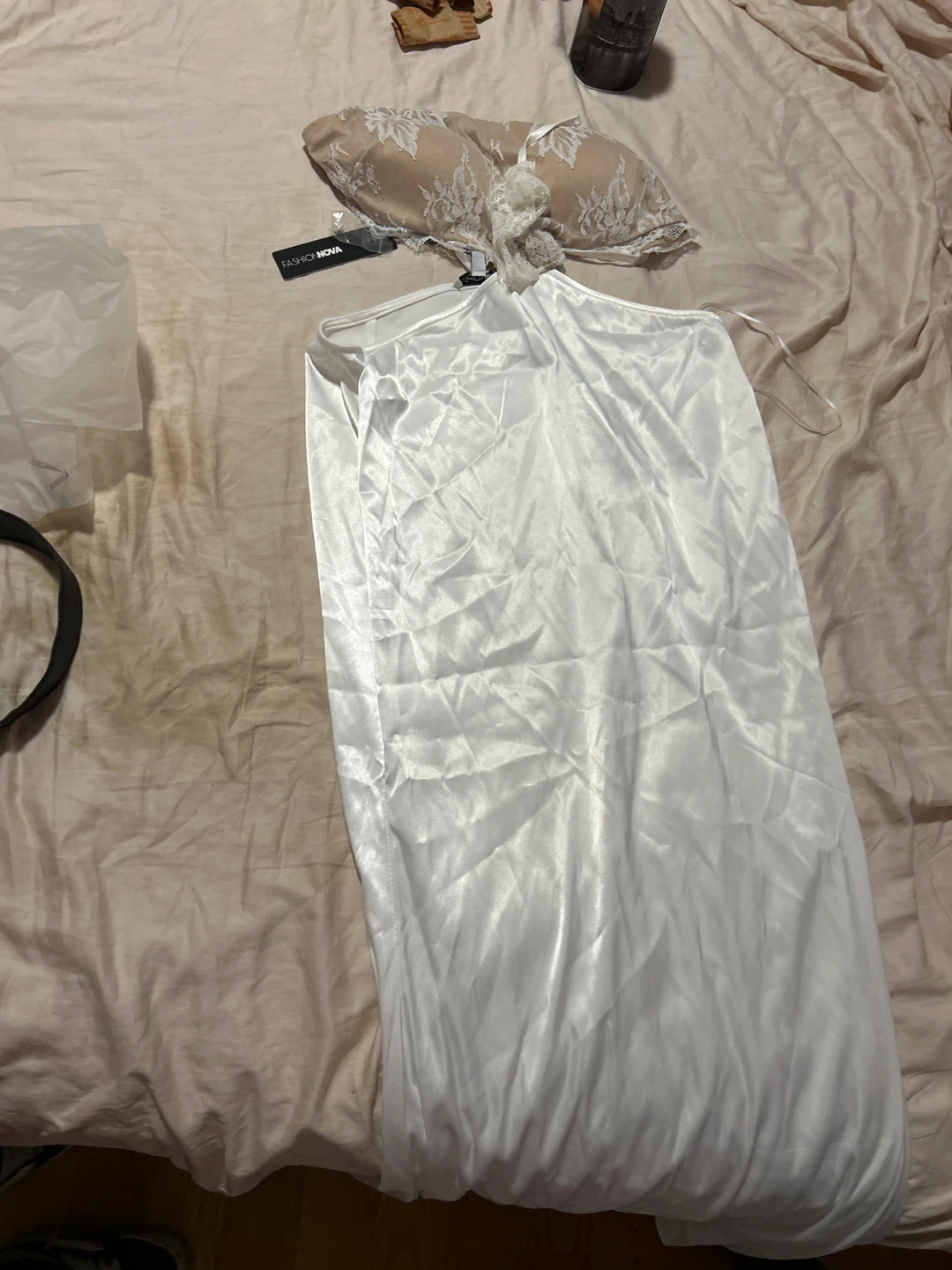 Fashion Nova Satin Slip Dress