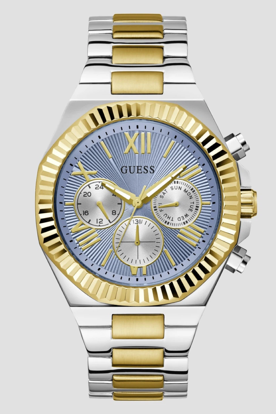 Guess Two-Tone and Blue Multifunction Watch - photo 5