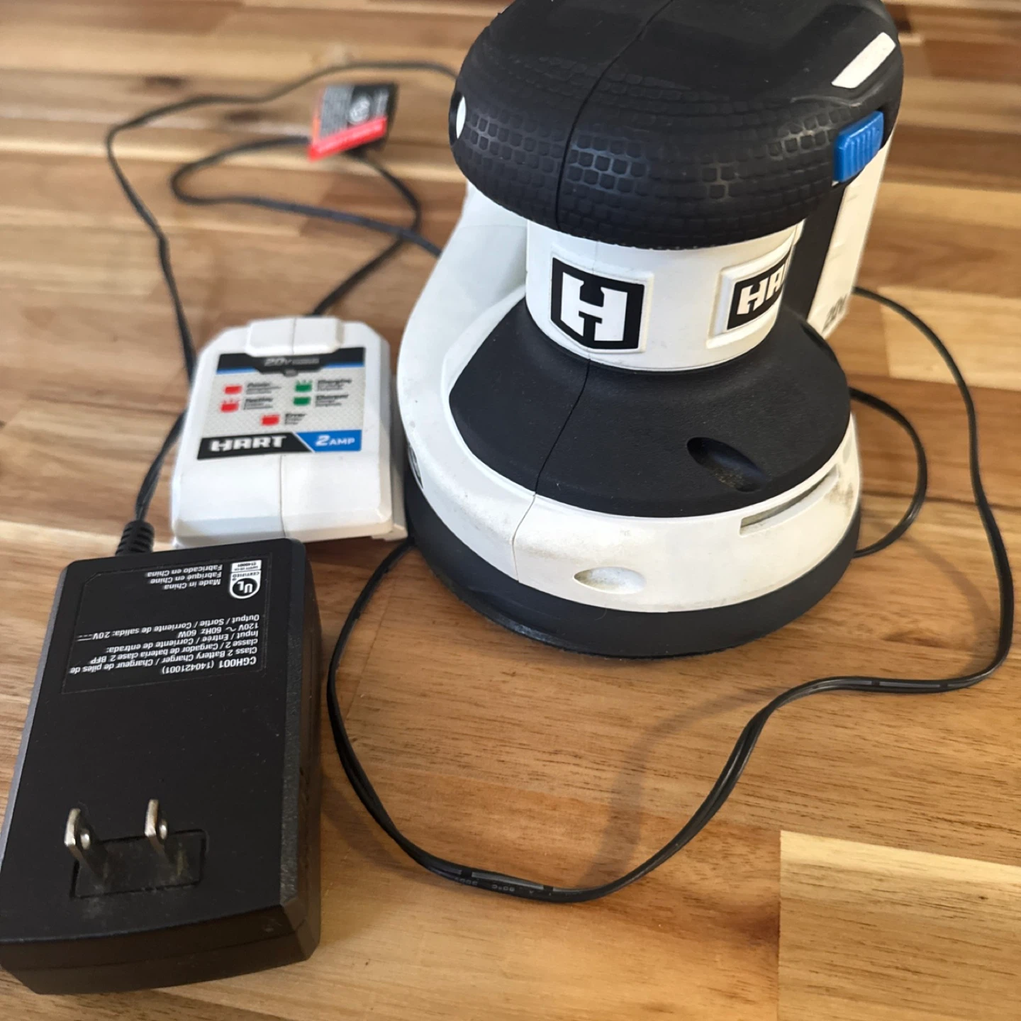 HART 20V Cordless Orbital Sander with Charger - photo 2