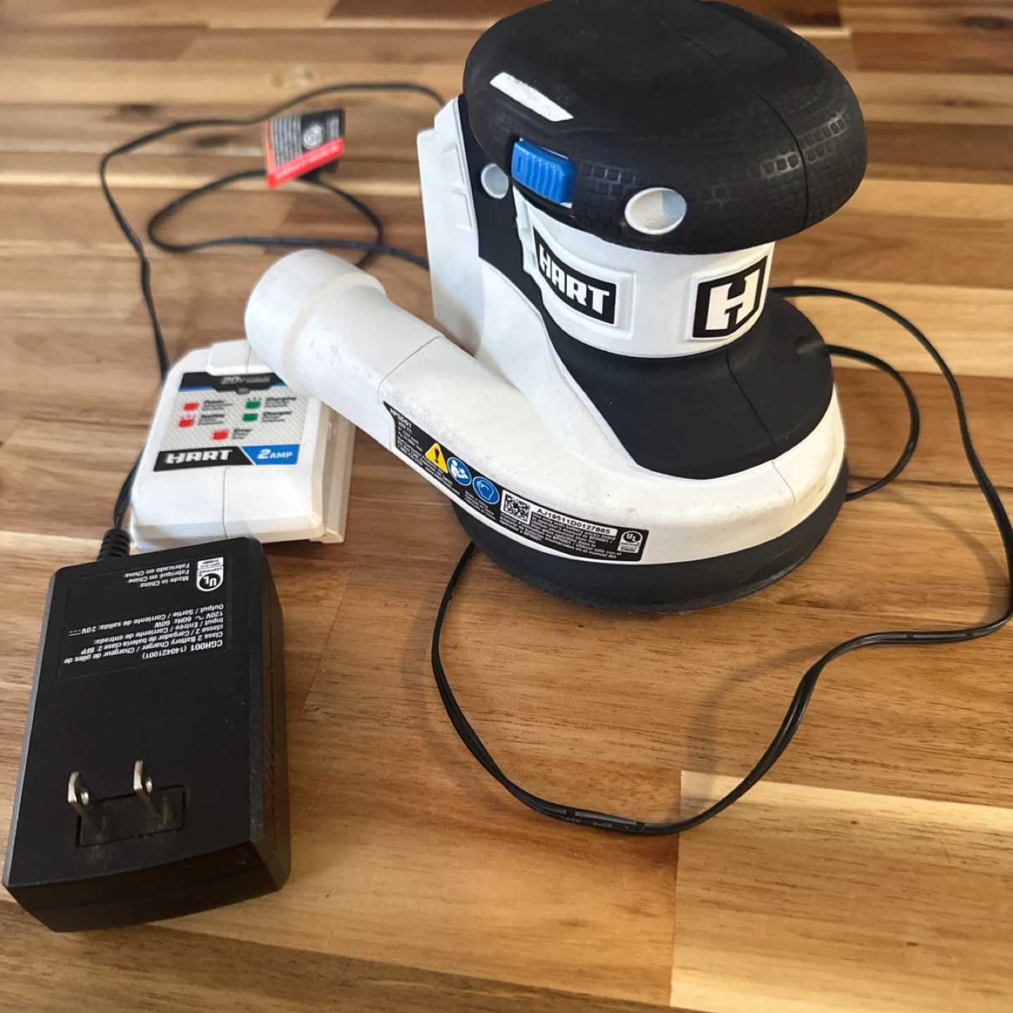 HART 20V Cordless Orbital Sander with Charger - photo 4