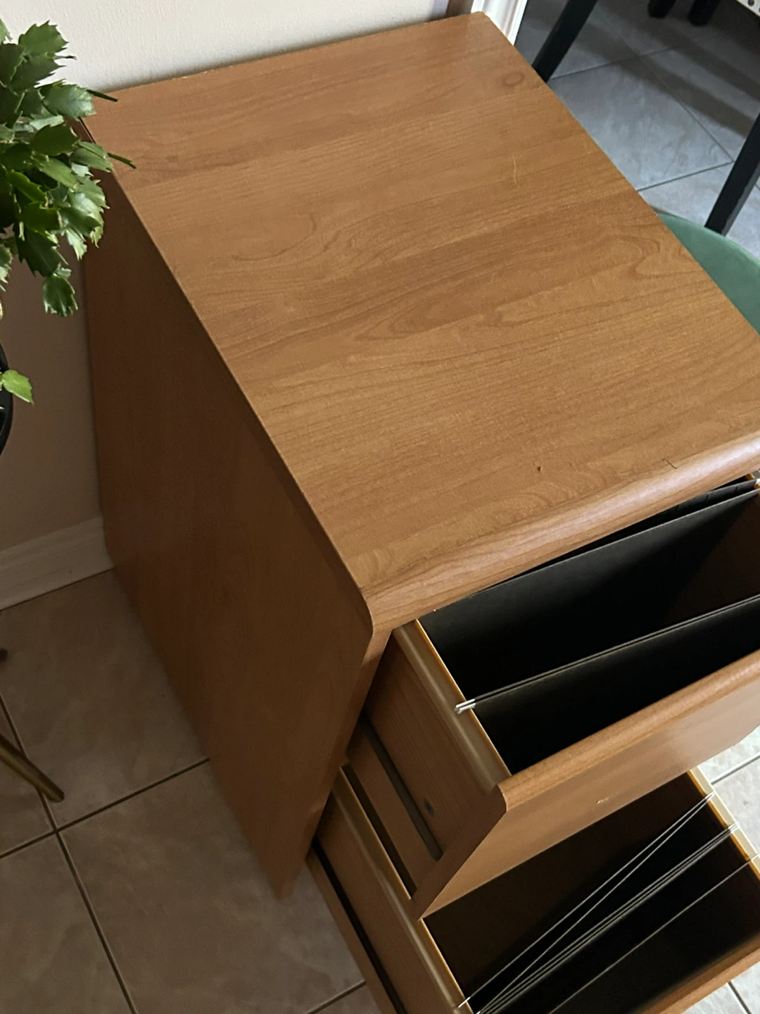 Wooden Filing Cabinet - photo 4