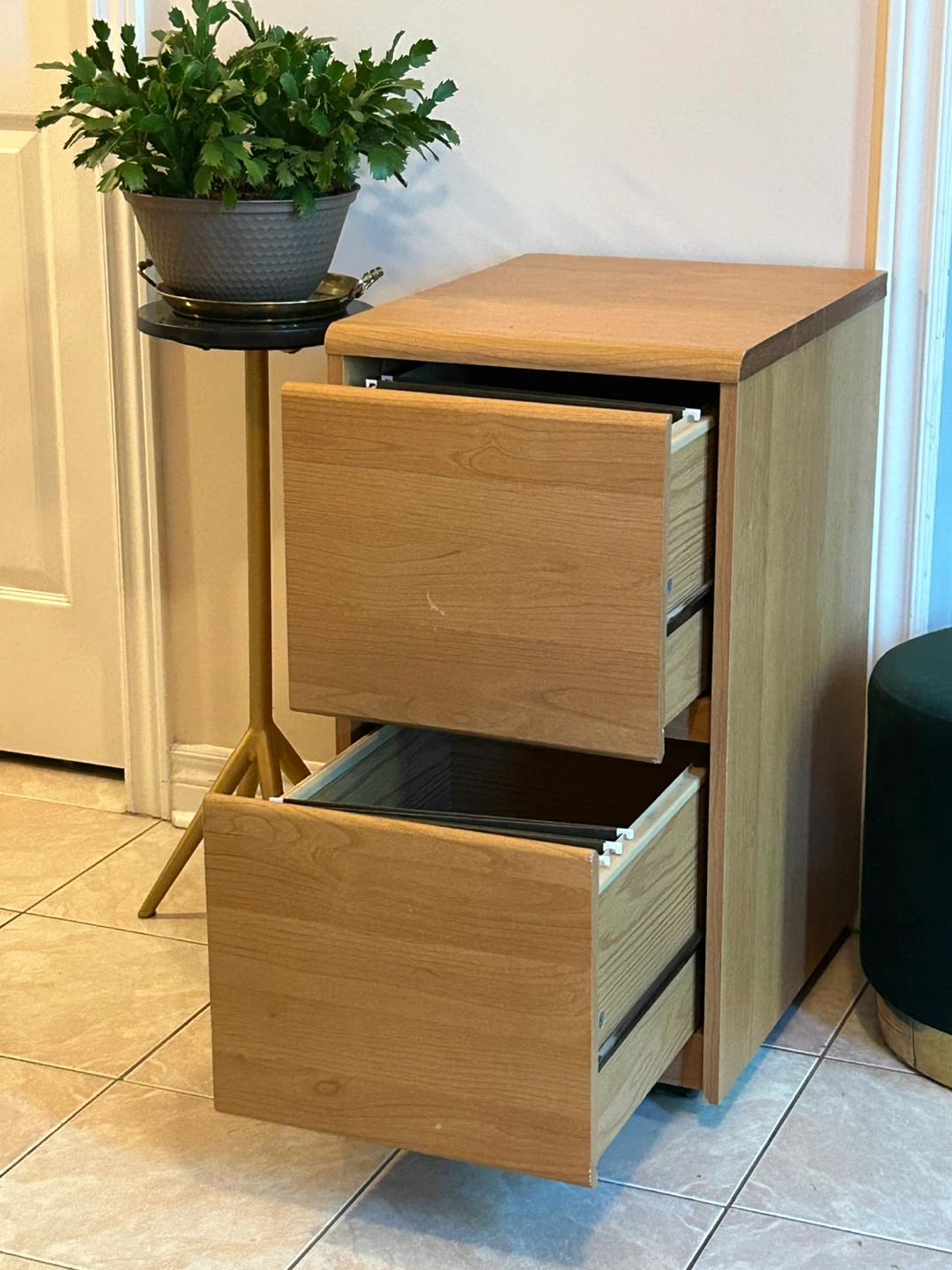 Wooden Filing Cabinet - photo 2