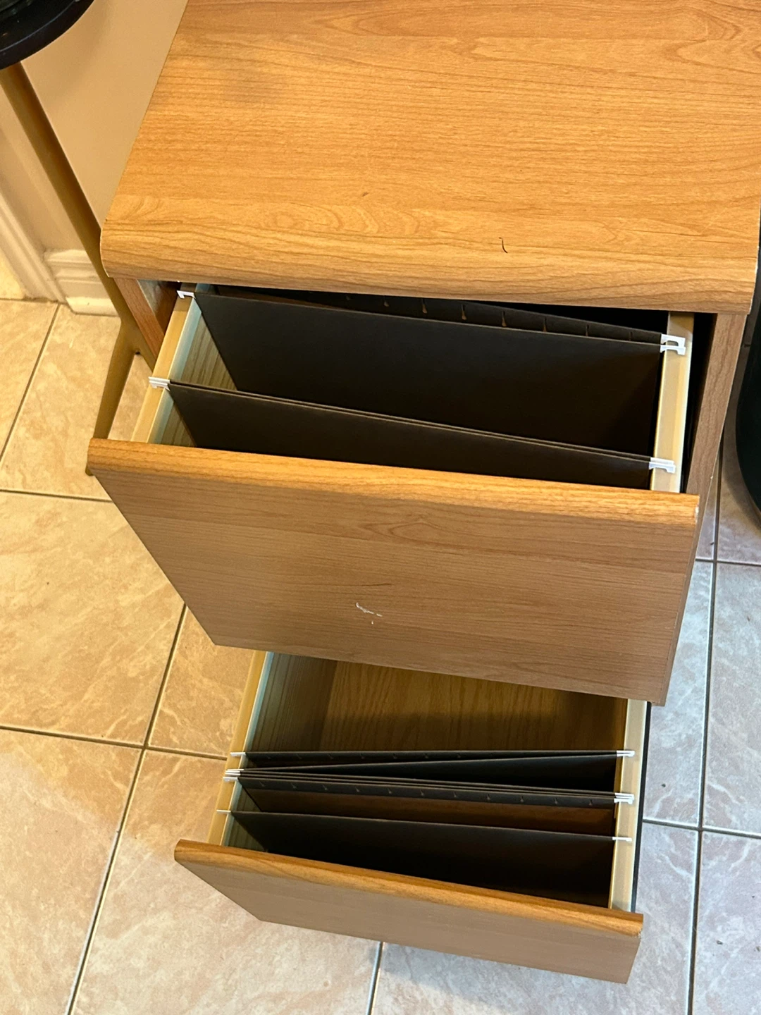 Wooden Filing Cabinet - photo 3
