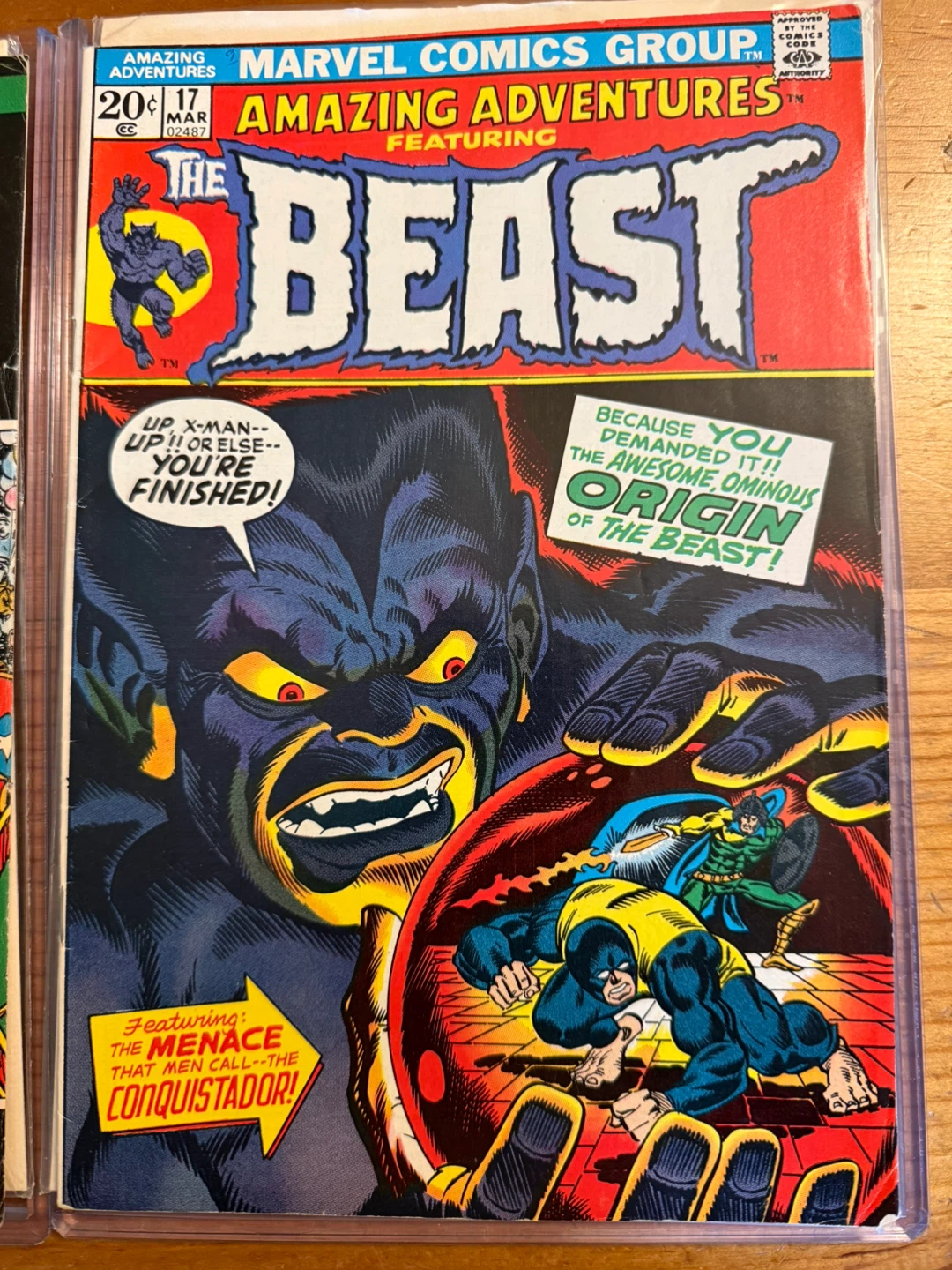 Marvel Comics Amazing Adventures The Beast  (Lot of 3) - photo 4