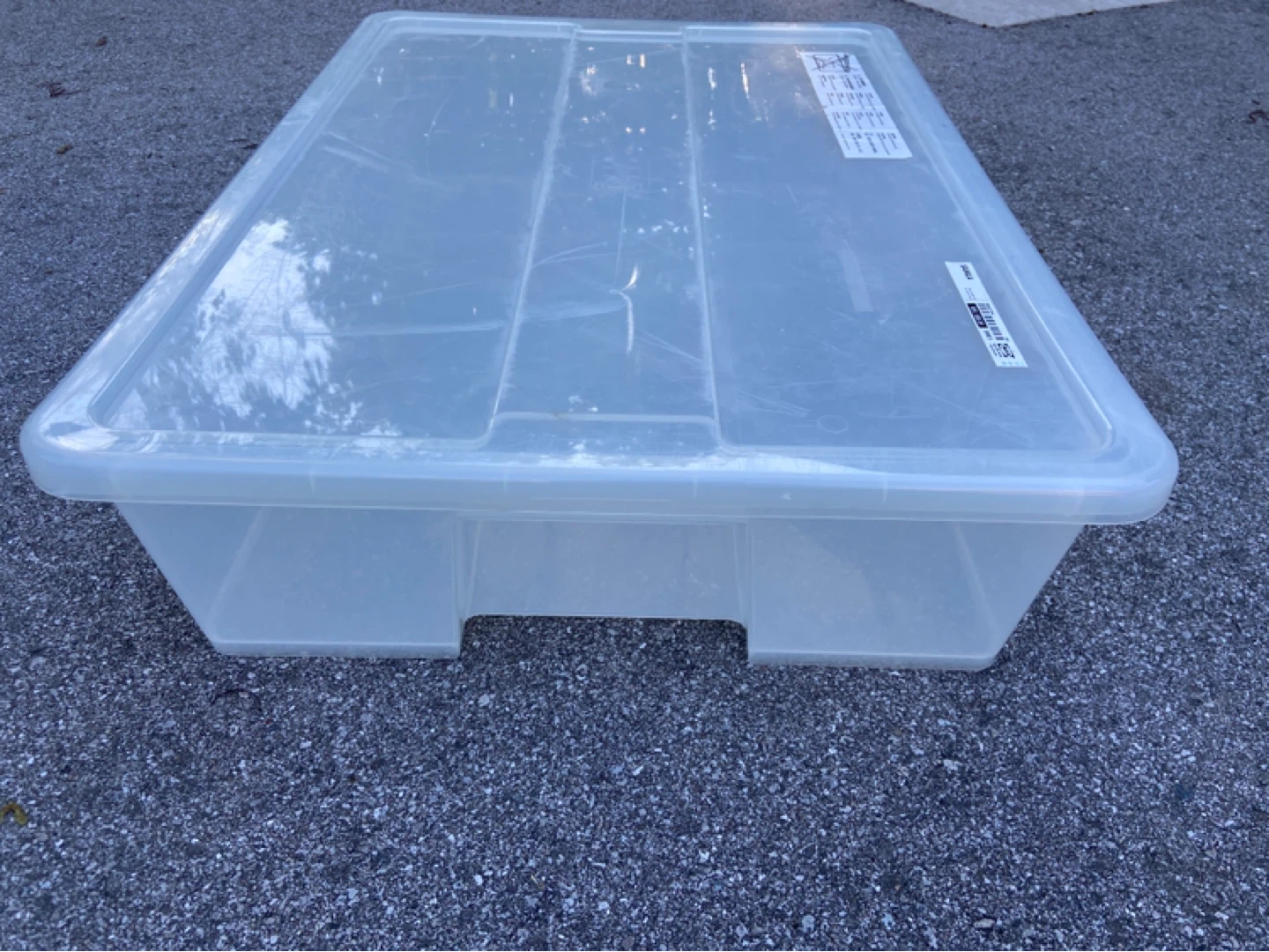 Under bed IKEA SAMLA Storage Box
