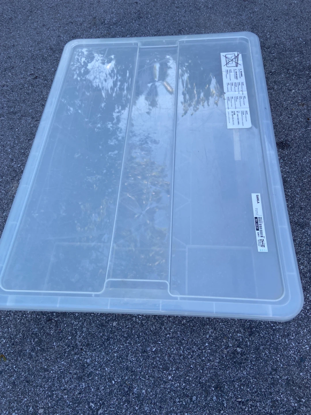 Under bed IKEA SAMLA Storage Box - photo 2