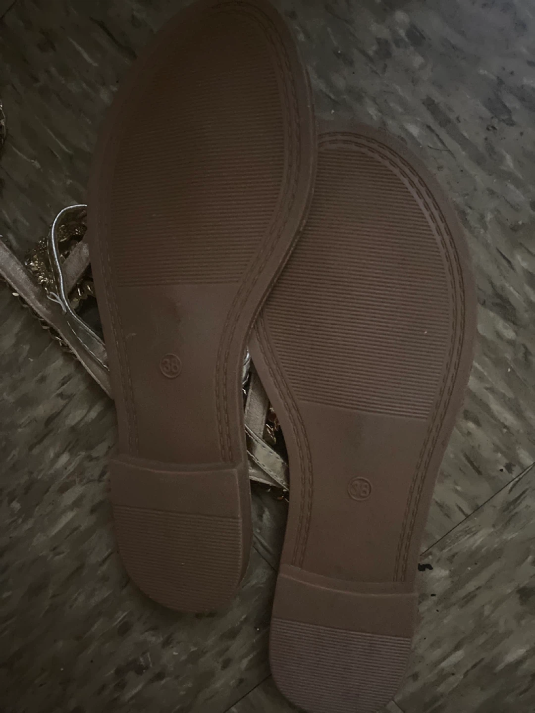 Embellished Thong Sandals Size 36 - photo 2