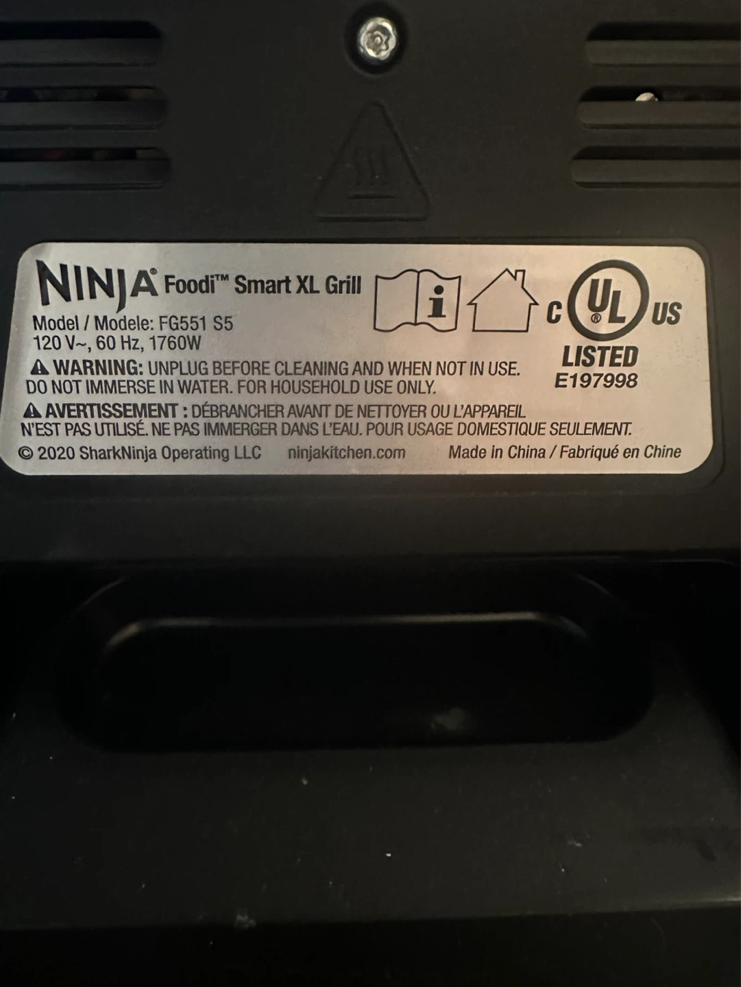 Ninja Foodi Smart XL Grill FG551 - photo 2