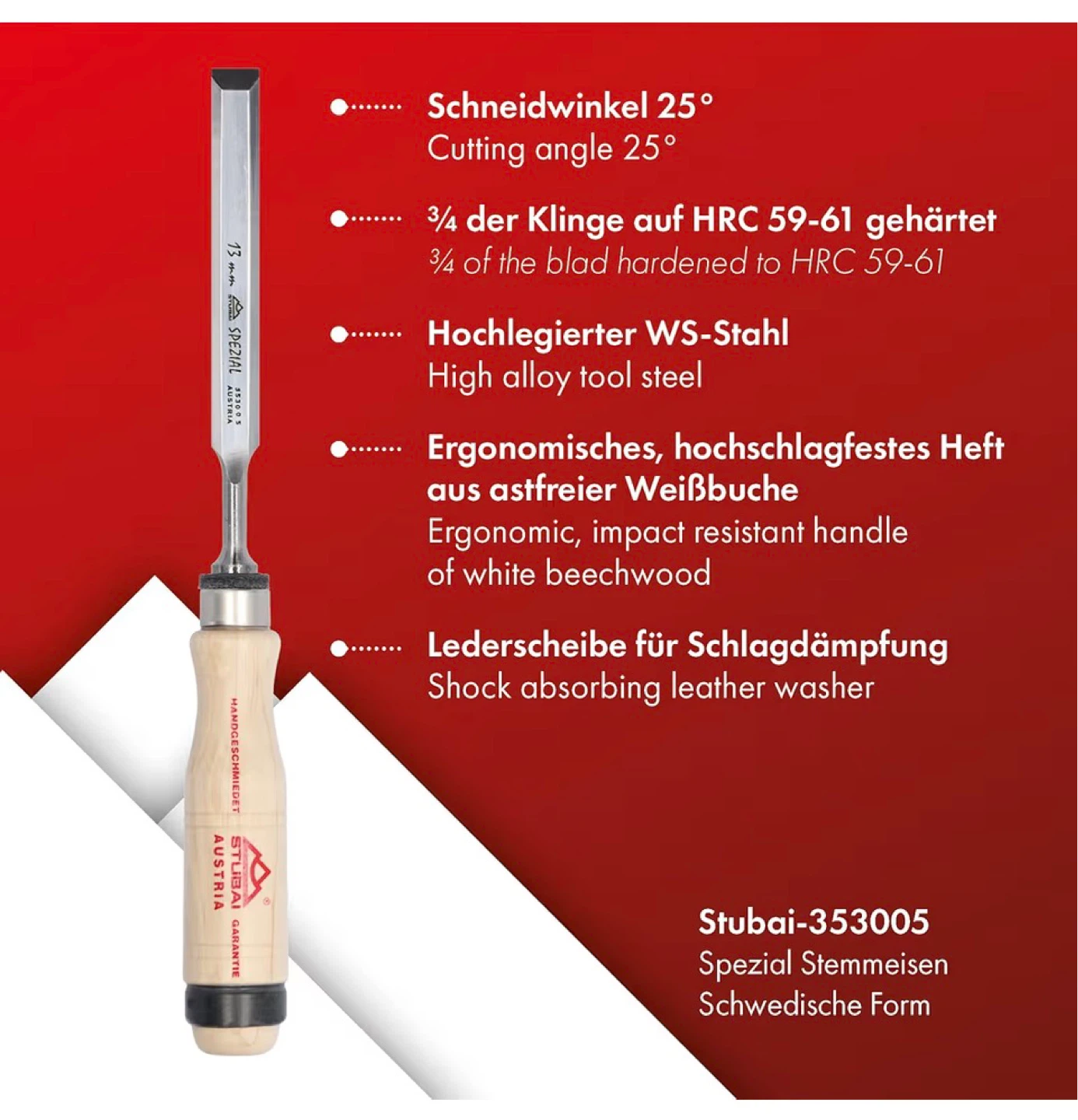 New Stubai Chisels Set. - photo 5