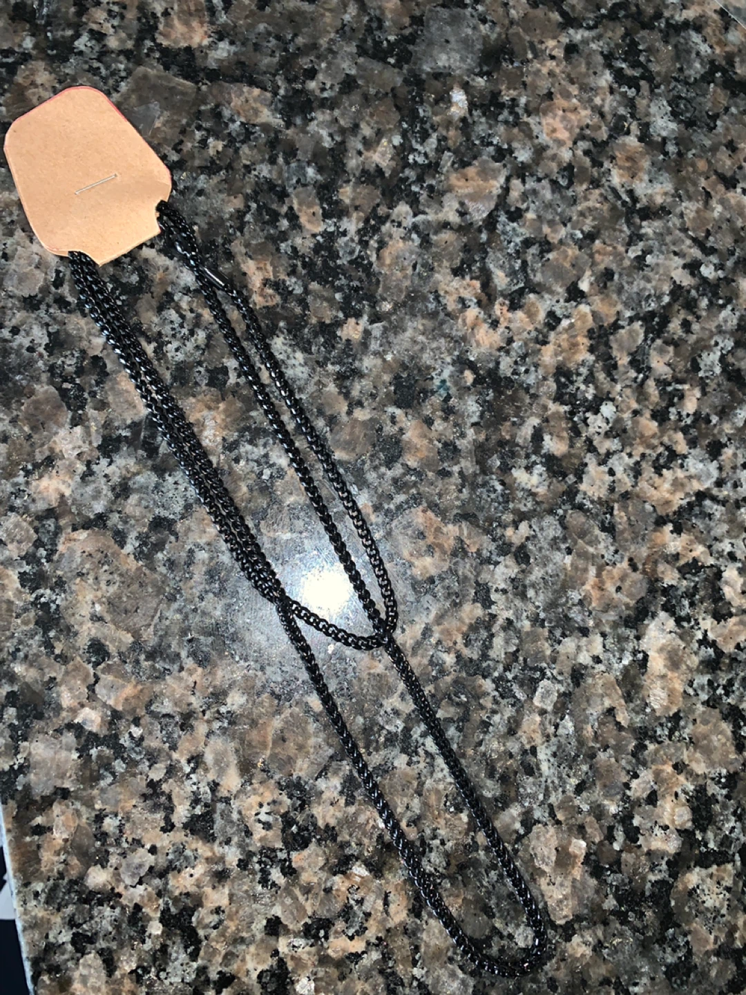 Black Chain Necklace