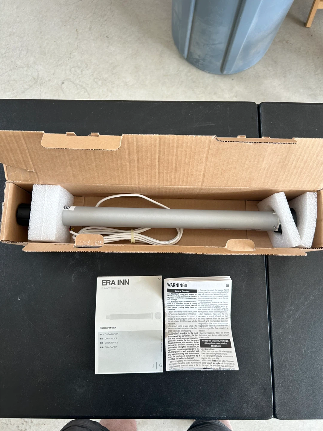 J Geiger E Smart SI 332 DC tubular motor