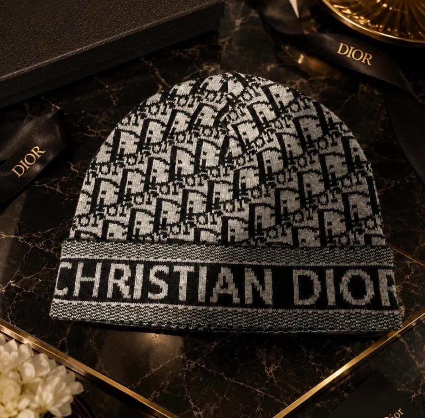 Christian Dior Monogram Beanie