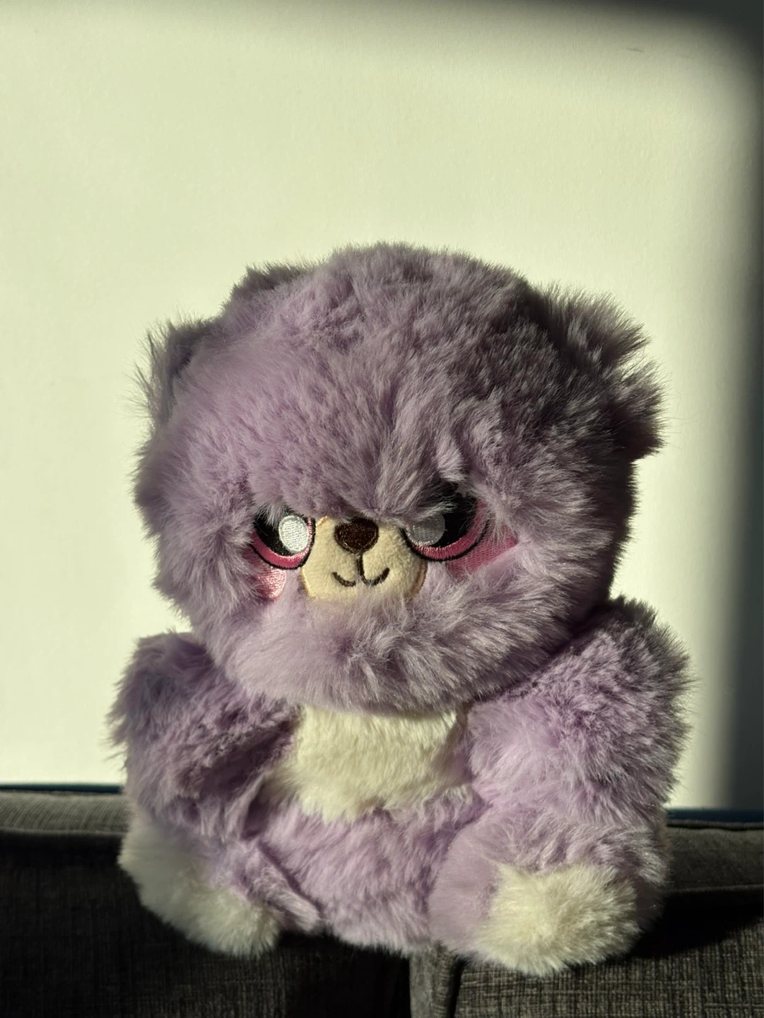 Squeezamals Purple Plush Toy