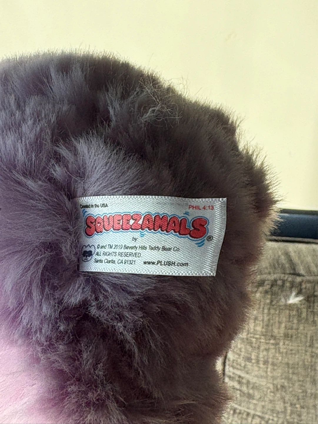 Squeezamals Purple Plush Toy - photo 3