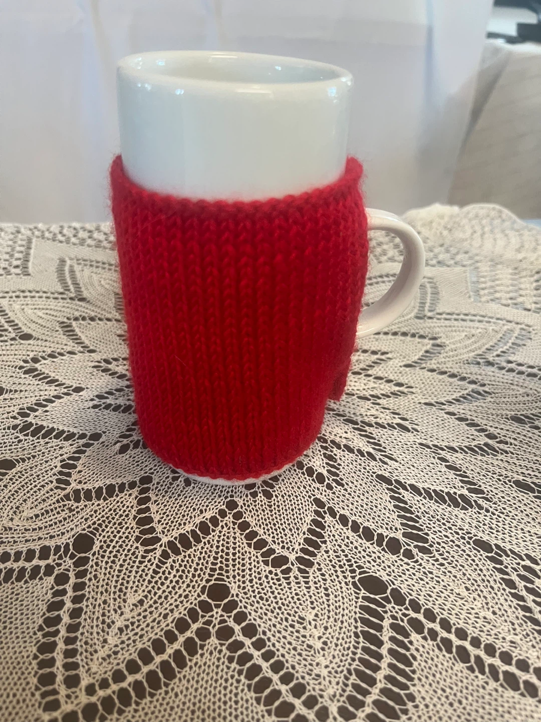 Celebrate Mug and tea cup with Red Cozy - photo 4