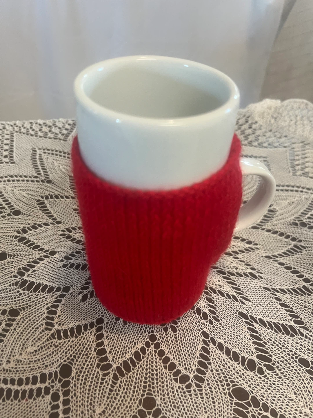 Celebrate Mug and tea cup with Red Cozy - photo 5