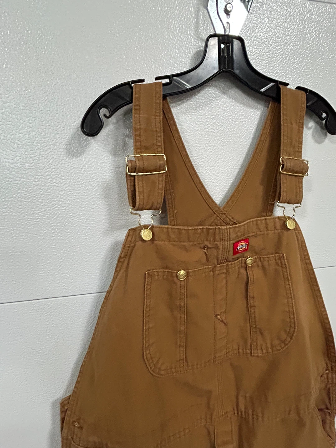 Dickies Brown Canvas Bib Overalls - photo 4