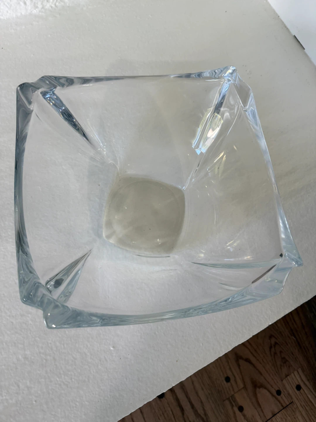 Galway Glass Square Bowl
