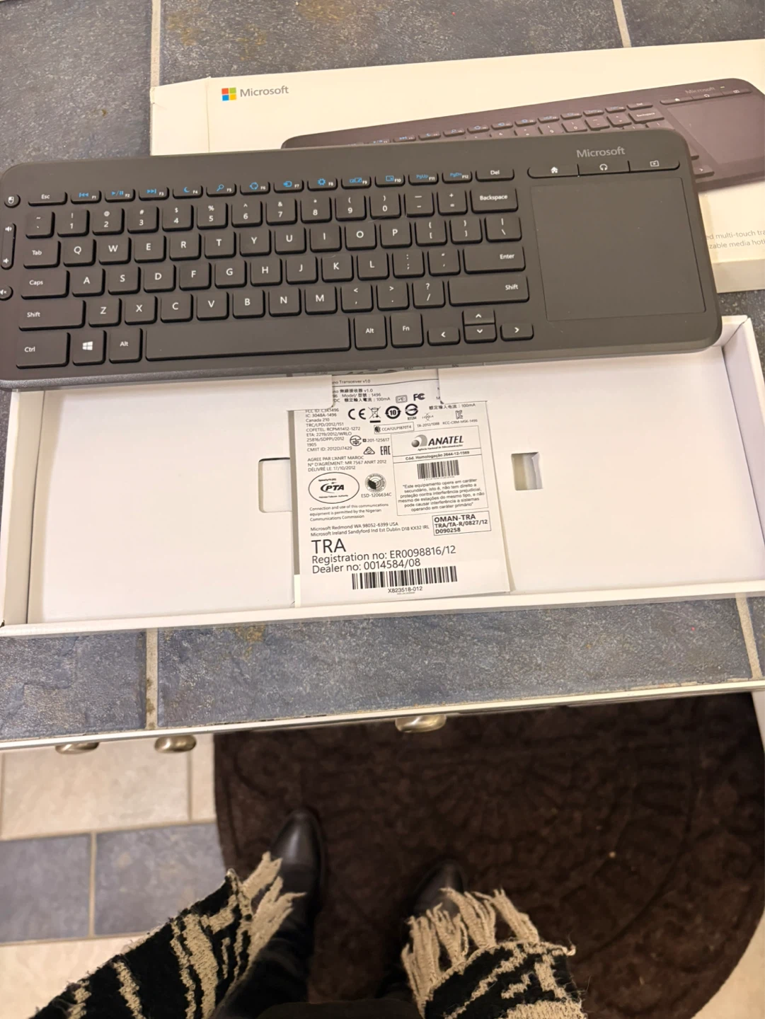 Microsoft All-in-One Media Keyboard with Trackpad - photo 4