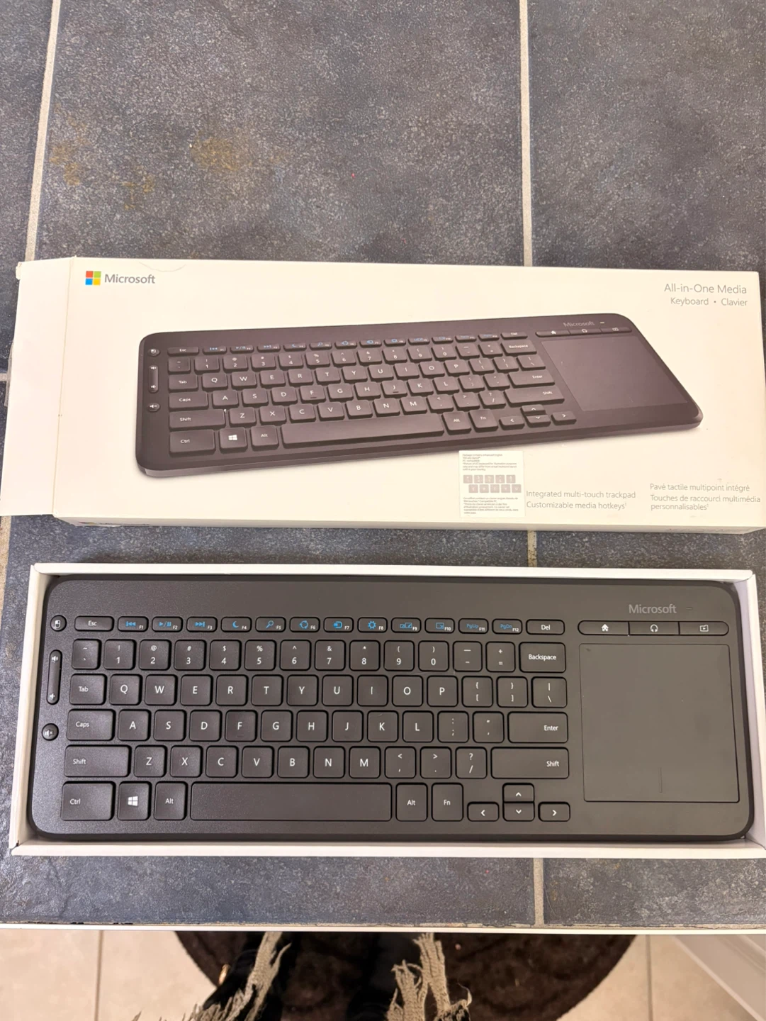 Microsoft All-in-One Media Keyboard with Trackpad