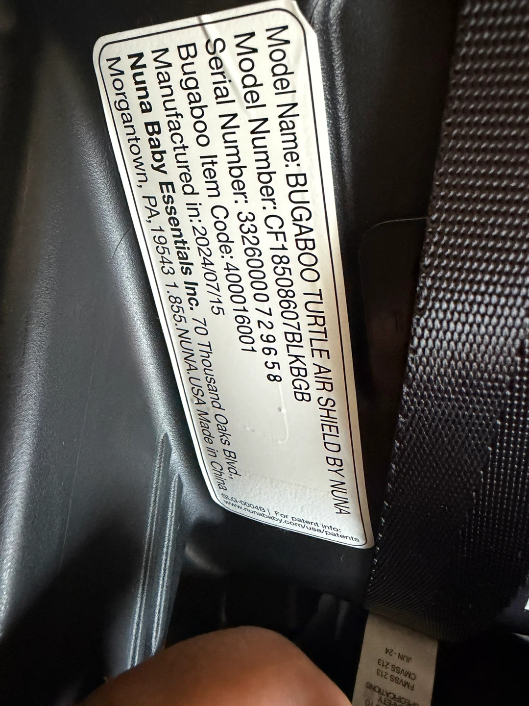 Nuna by bugaboo car seat - photo 5