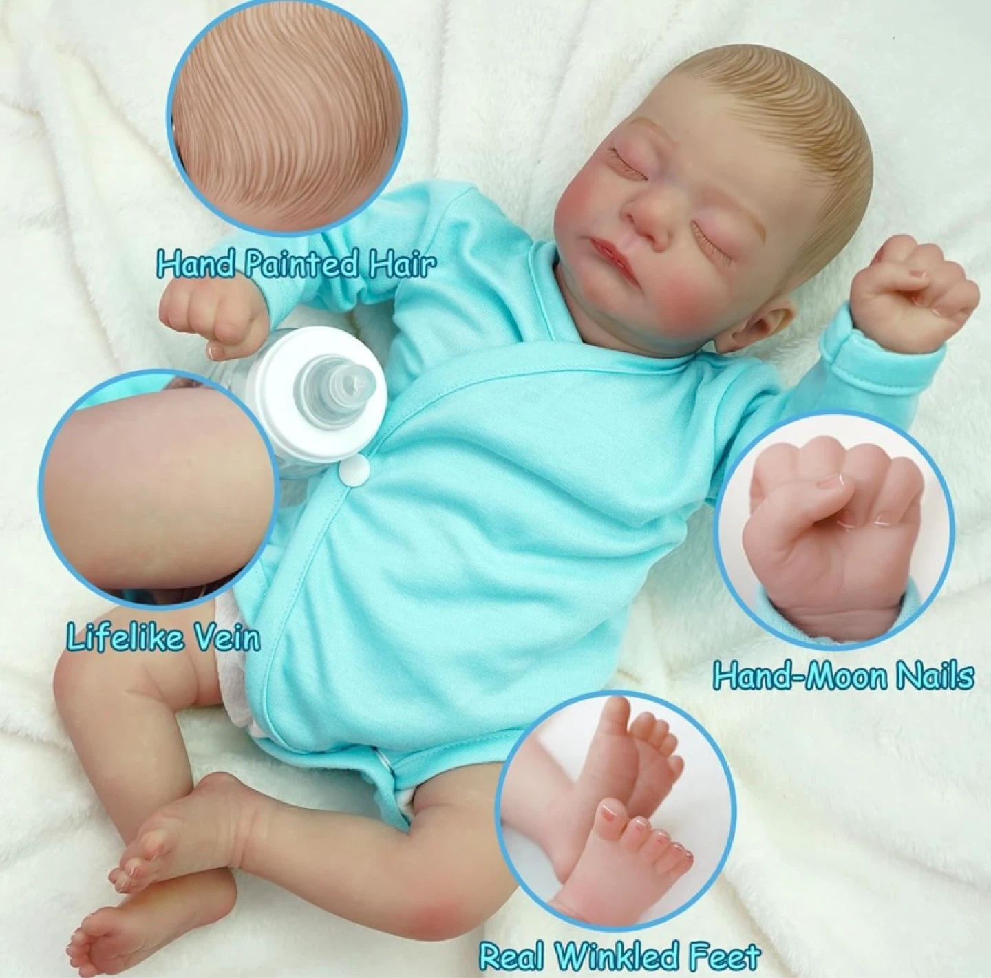 New Miaio Reborn Doll 16” - photo 2