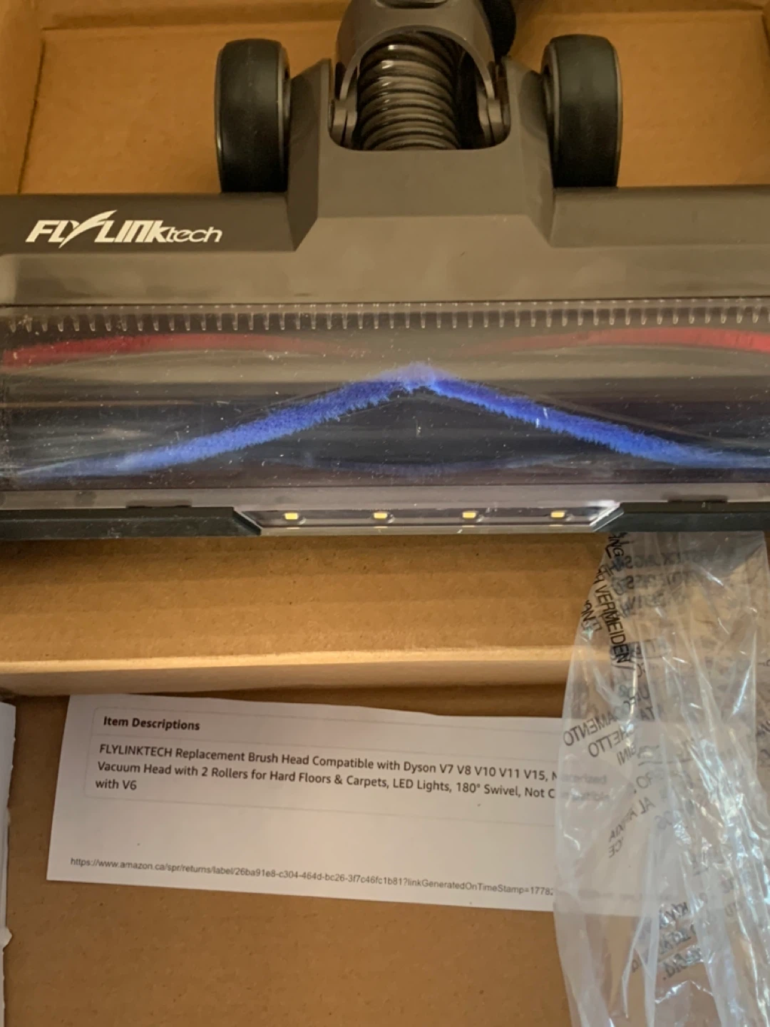 FLYLinktech Vacuum Cleaner Head for Dyson V7-V15 Series - photo 2