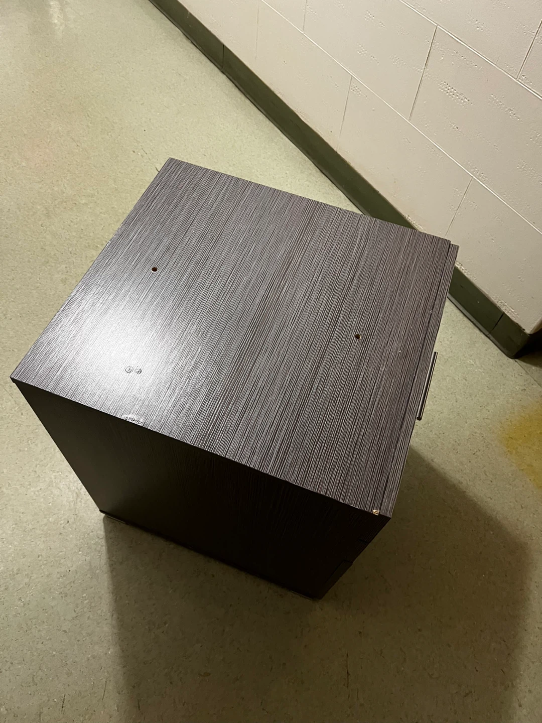 Dark Grey 3-Drawer Filing Cabinet - photo 3