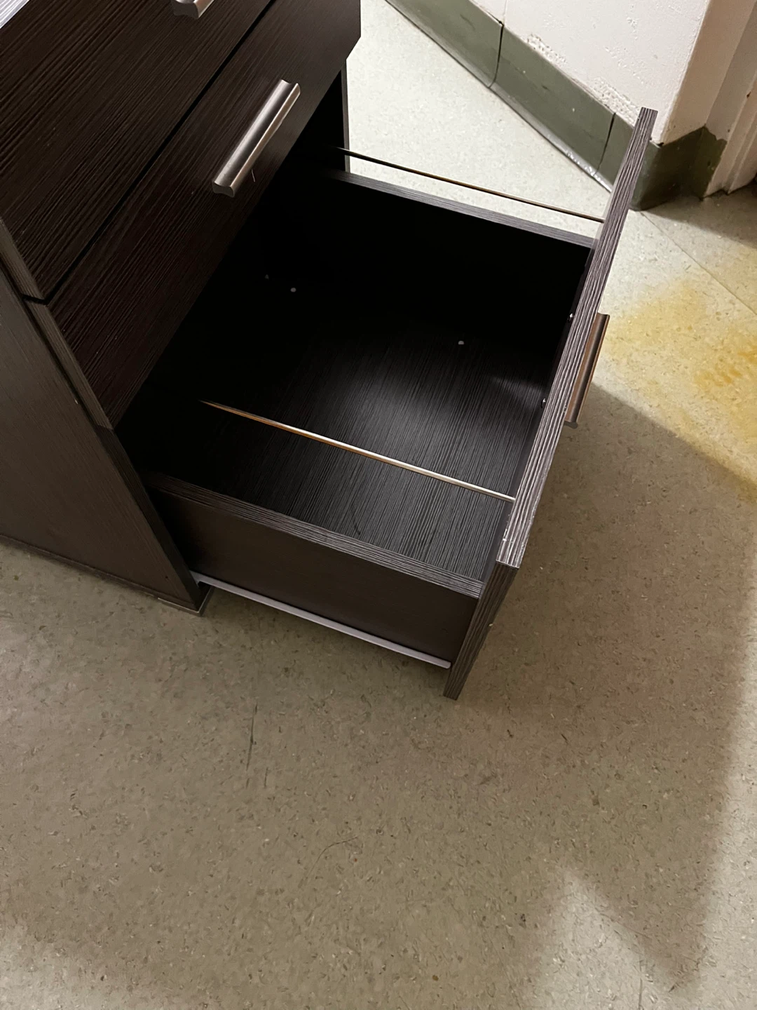 Dark Grey 3-Drawer Filing Cabinet - photo 4