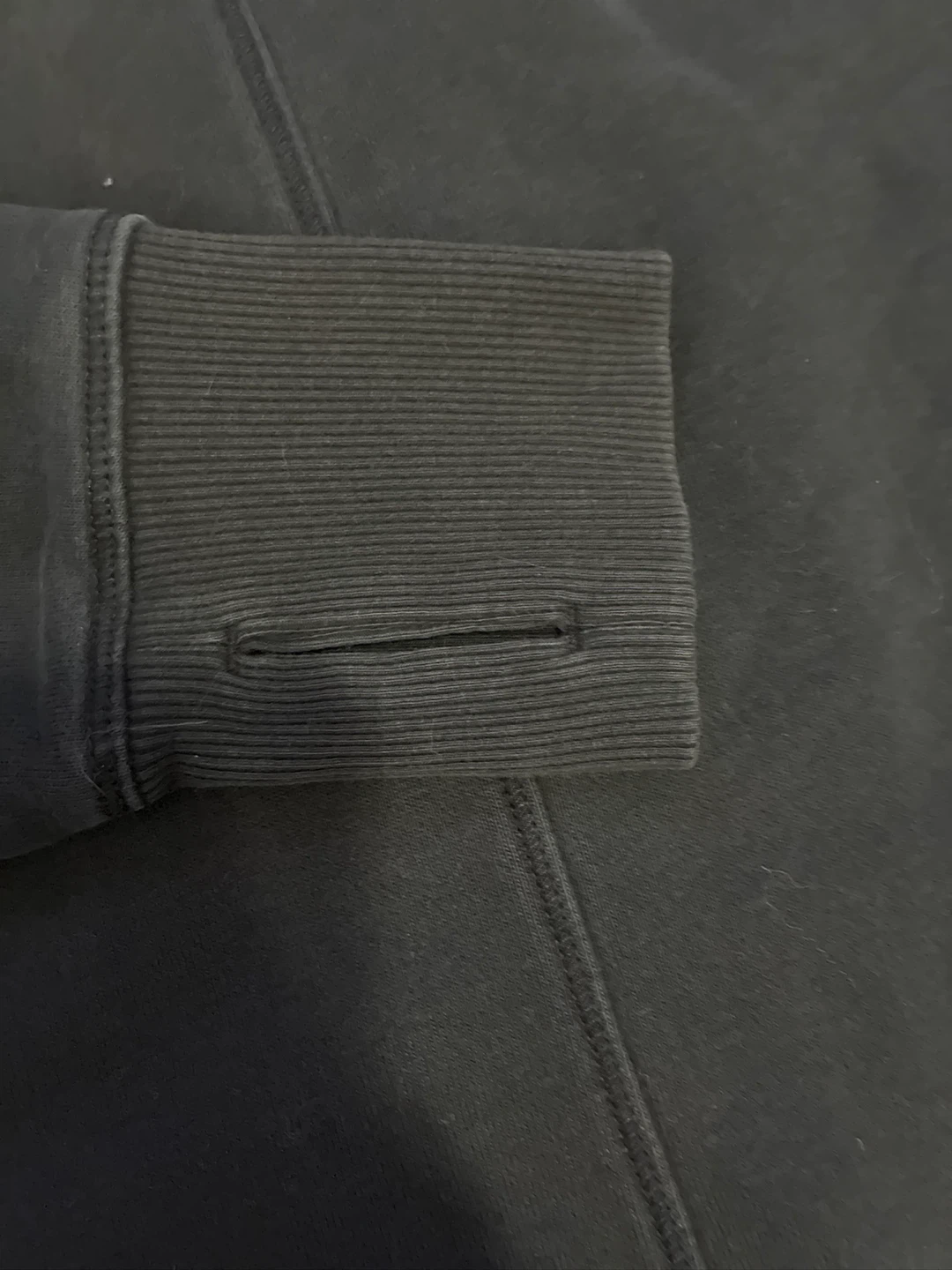 Black Athleisure Zip-Up Hoodie - photo 3