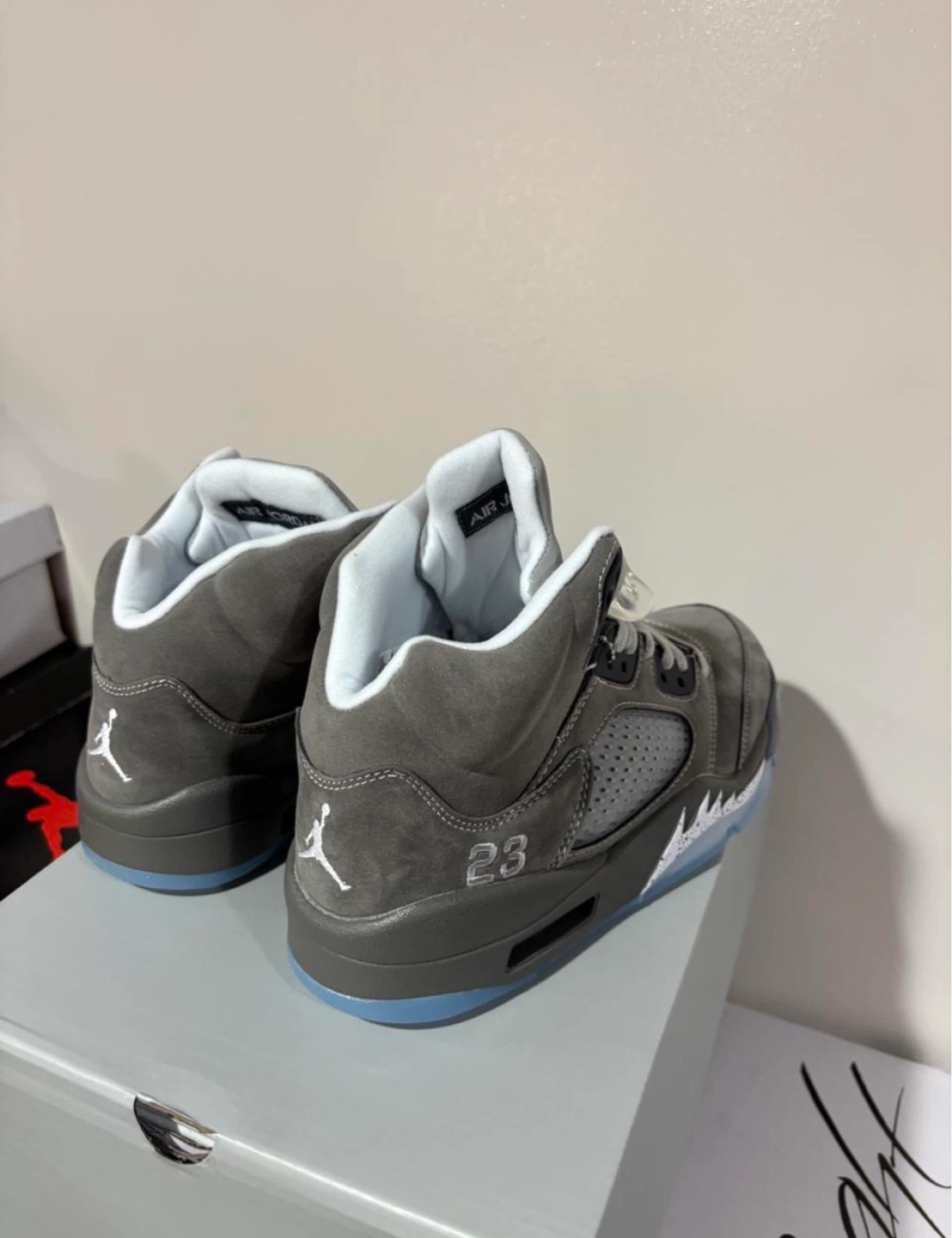 Air Jordan 5 Retro SE 'Wolf Grey' Men's Shoes - photo 3
