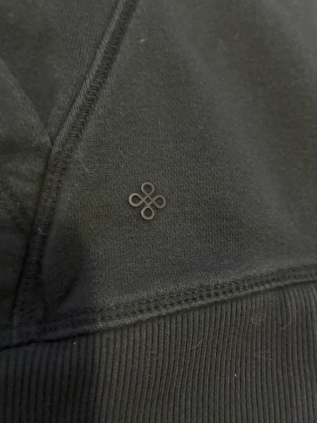 Black Athleisure Zip-Up Hoodie - photo 4