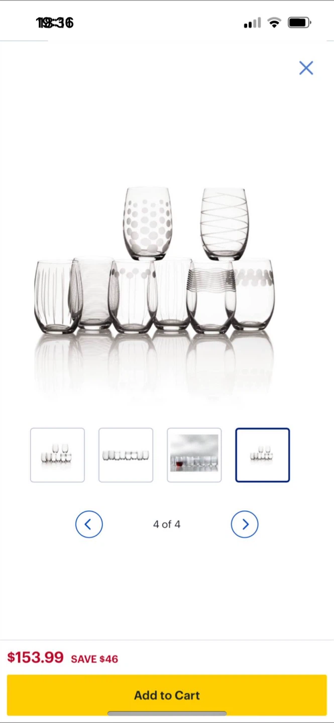 Mikasa Cheers Set of 8 Wine Glasses - photo 2