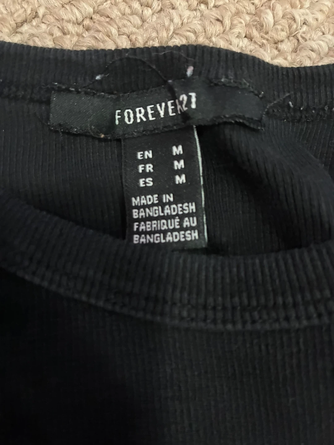 Forever 21 Black Tank Top - Size Medium - photo 4