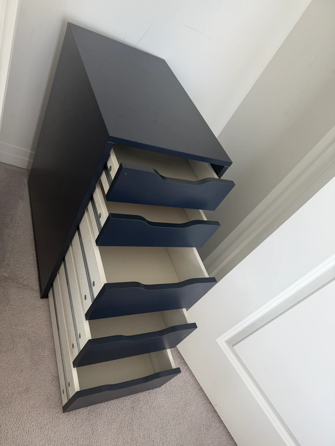Dark Blue 5-Drawer Alex Unit - ikea - photo 3