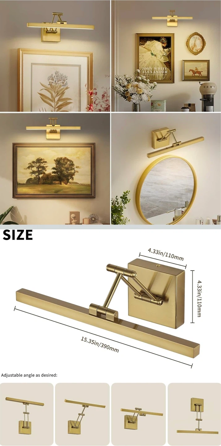 Brass LED Wall Light