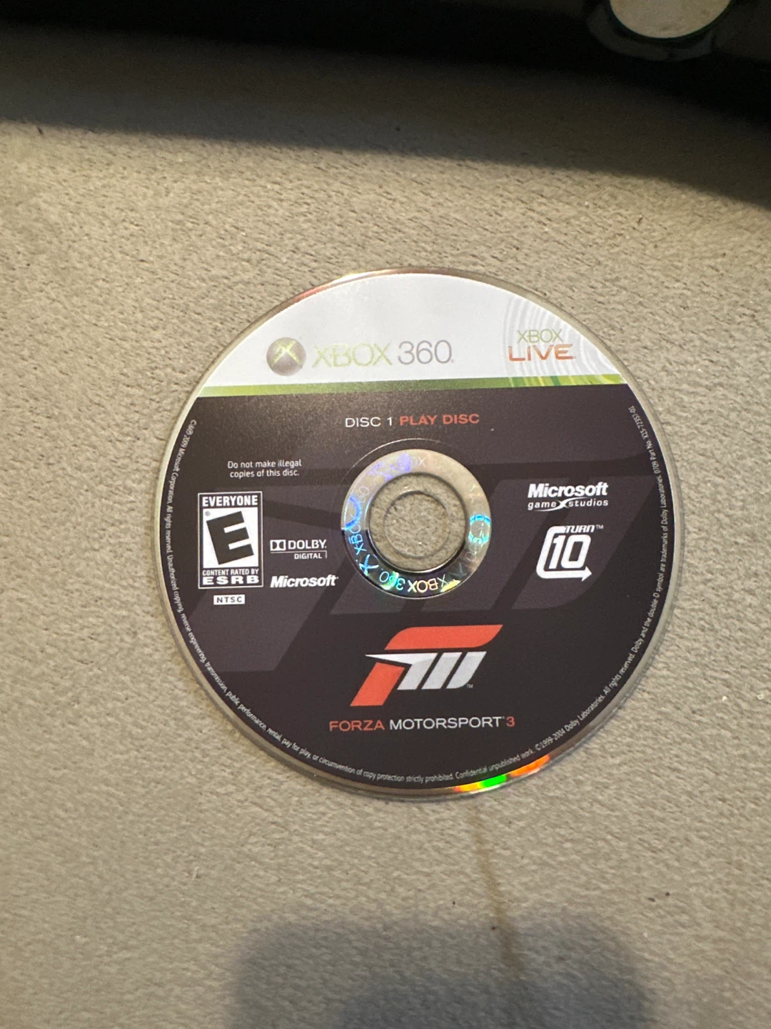 Xbox 360 Console with Forza Motorsport 3 Game - photo 3