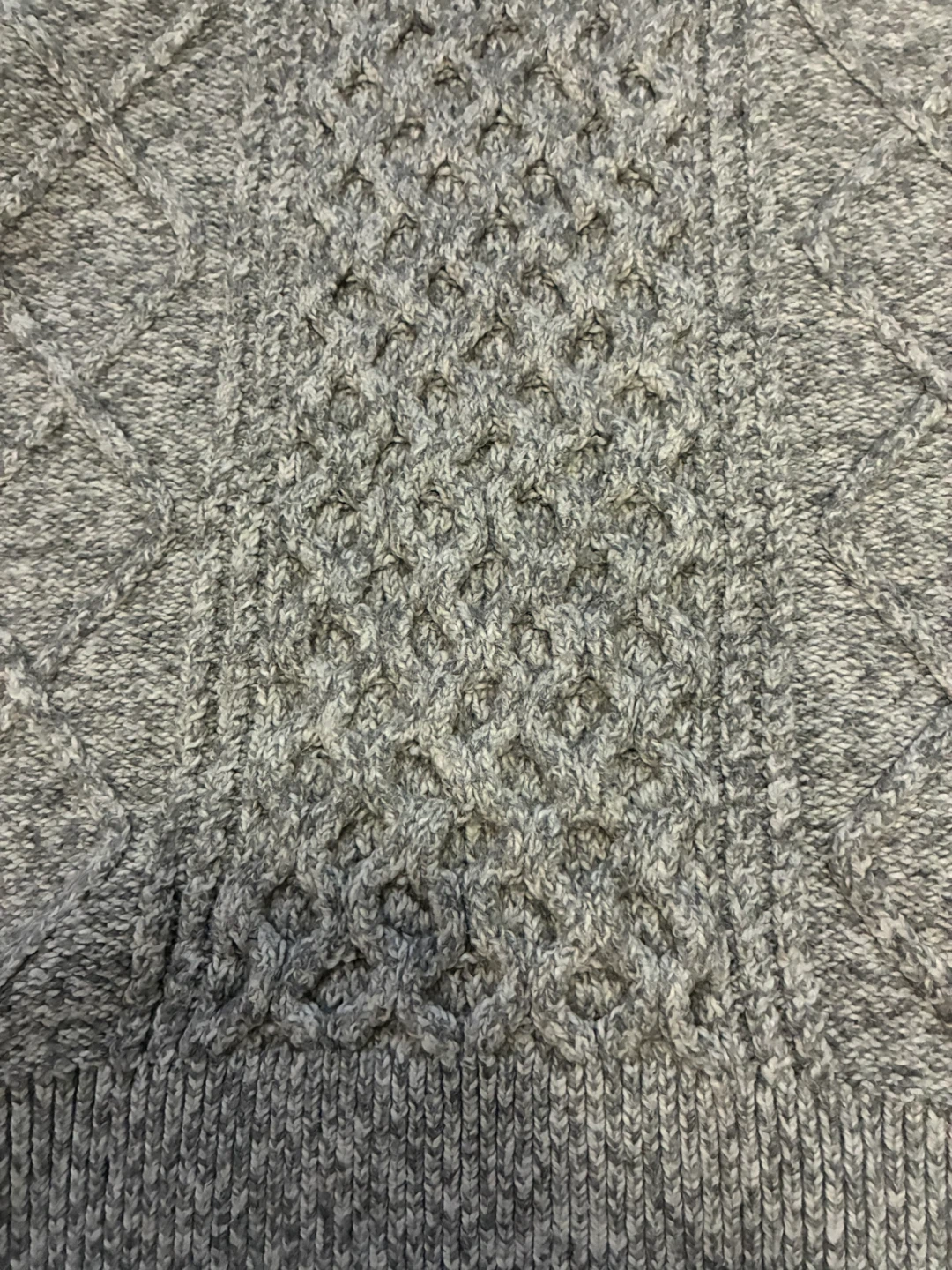 Wind River Heritage Shawl Collar Sweater - Grey - Medium - photo 2