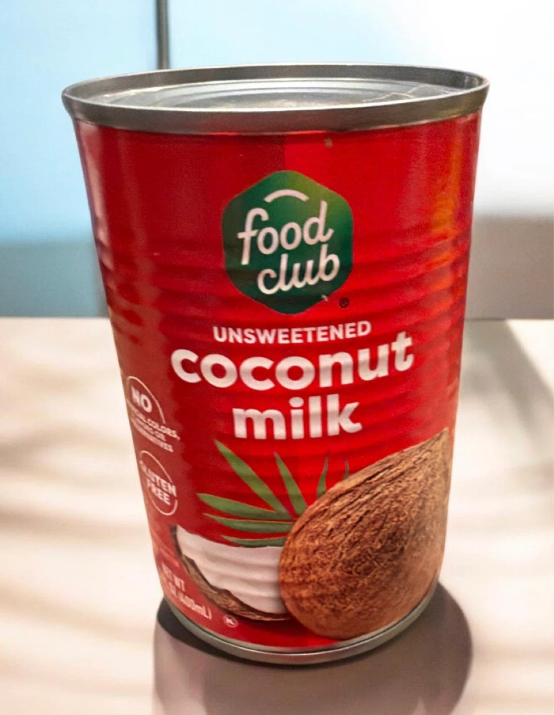 Food Club Unsweetened Coconut Milk Can