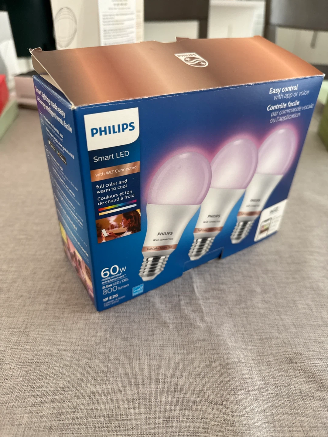 Philips Smart LED Bulbs (3-Pack)